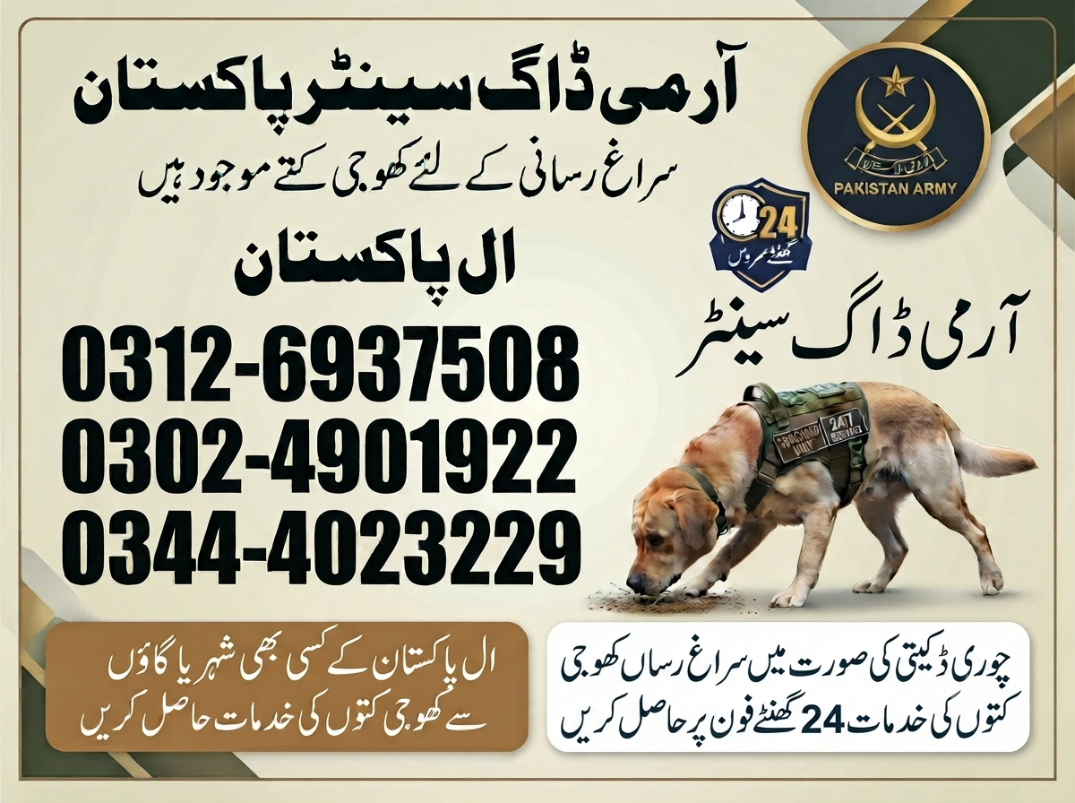 Army Dog Center Kharian  03336937508 | 03005628558