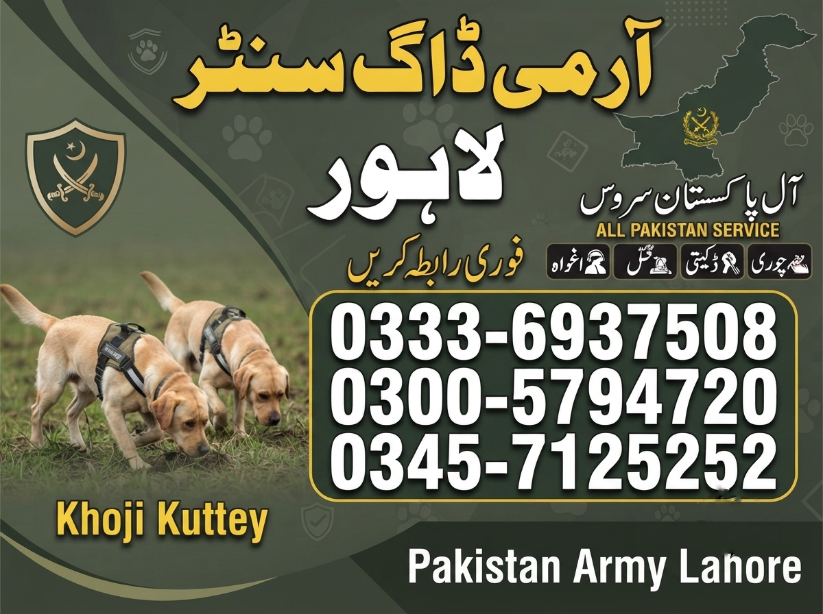 Army Dog Center Lahore  |03336937508|03457125252