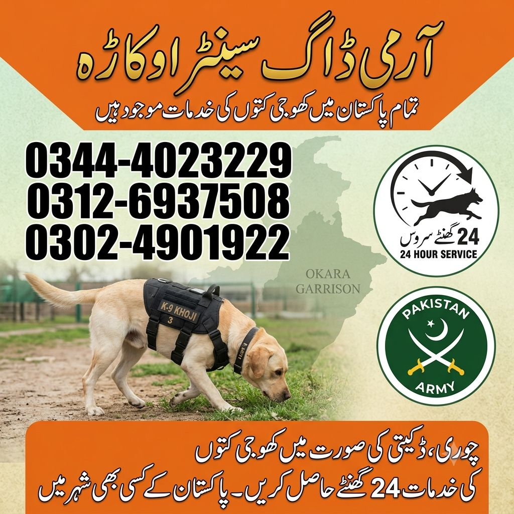 Army Dog Center Okara 03444023229| 03126937508