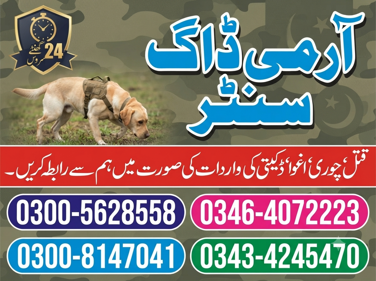 Army Dog Center Sialkot  03005628558 | 03464072223