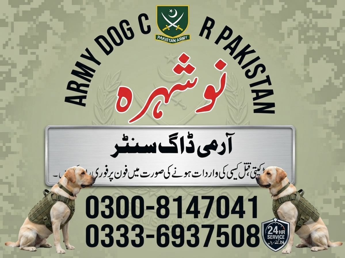 Army Dog Center Noshehra