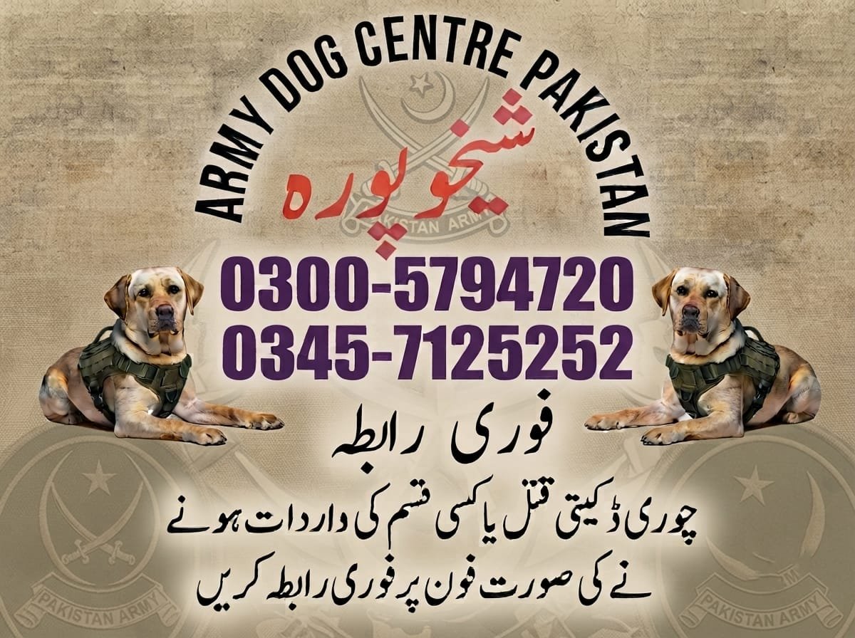 Army Dog Center Sheikhupura
