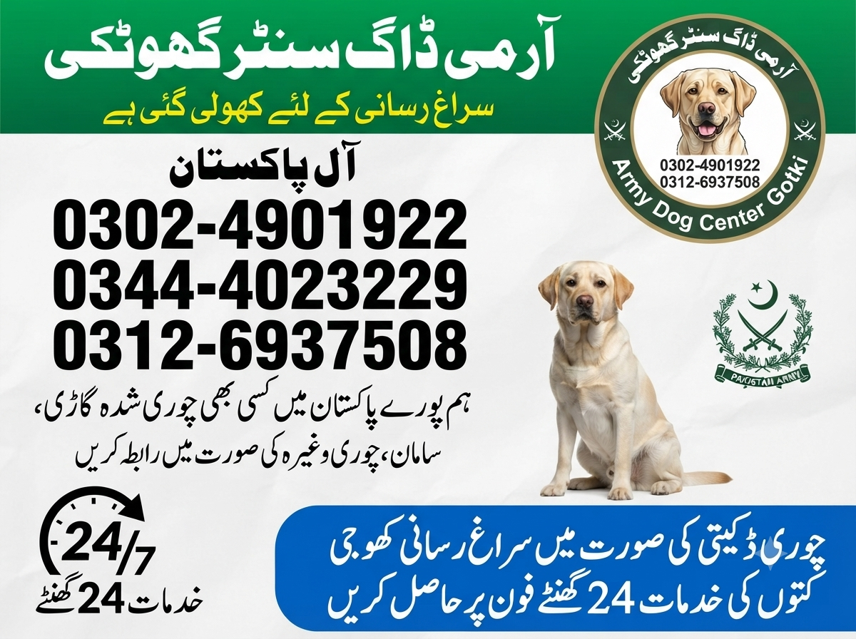 Army Dog Center Ghotki
