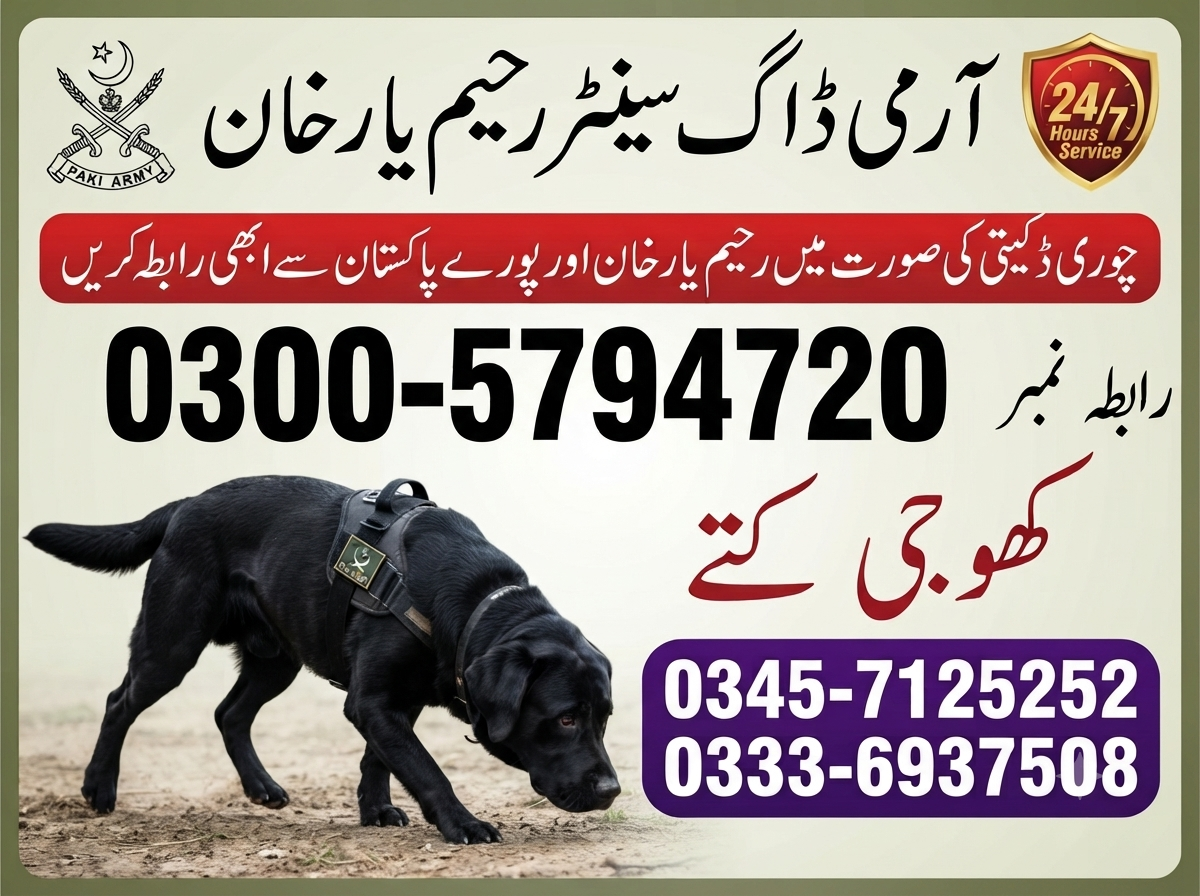 Army Dog Center Rahim Yar Khan